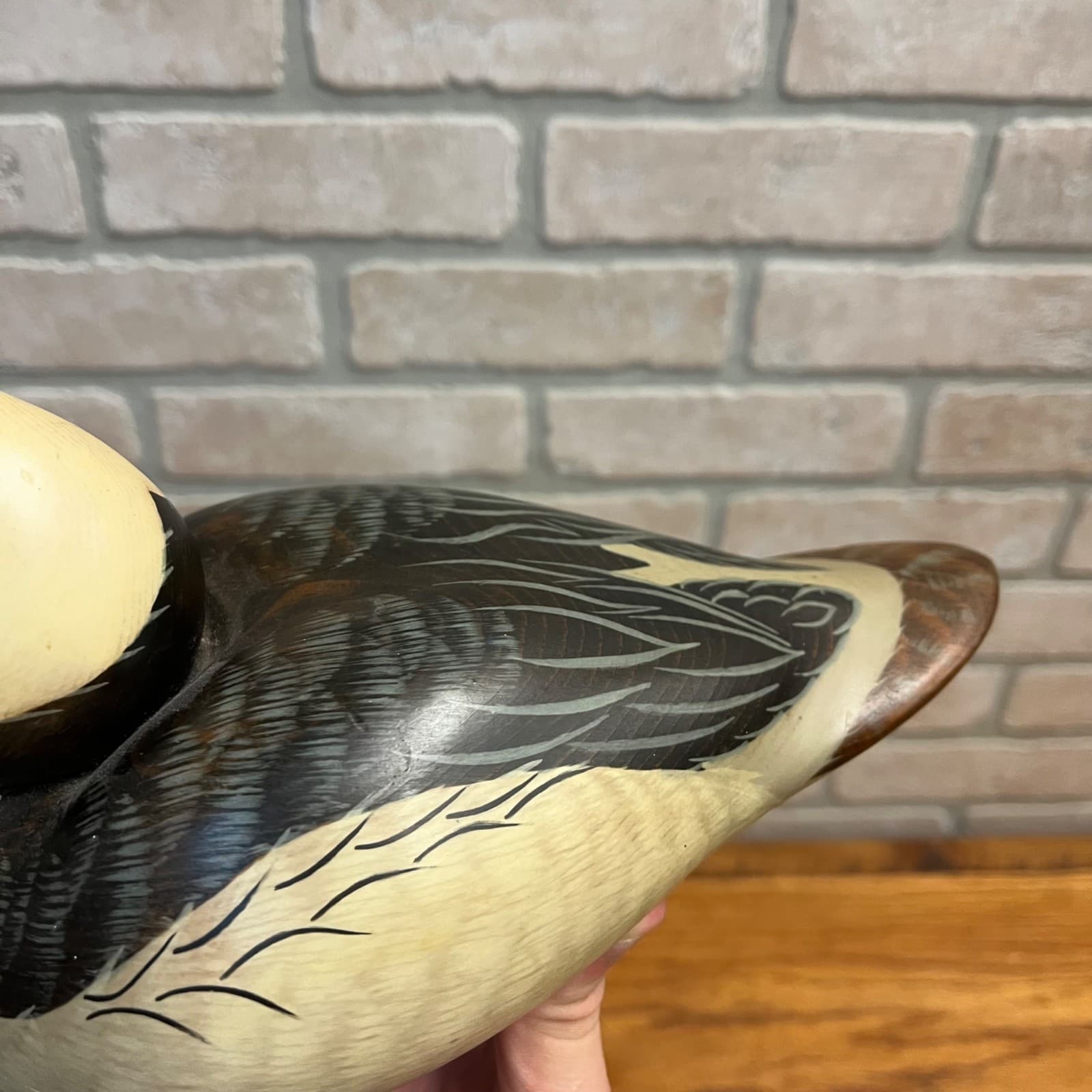 1988-89 Ducks Unlimited Robert Capriola Lac La Croix Bufflehead Duck Decoy 4