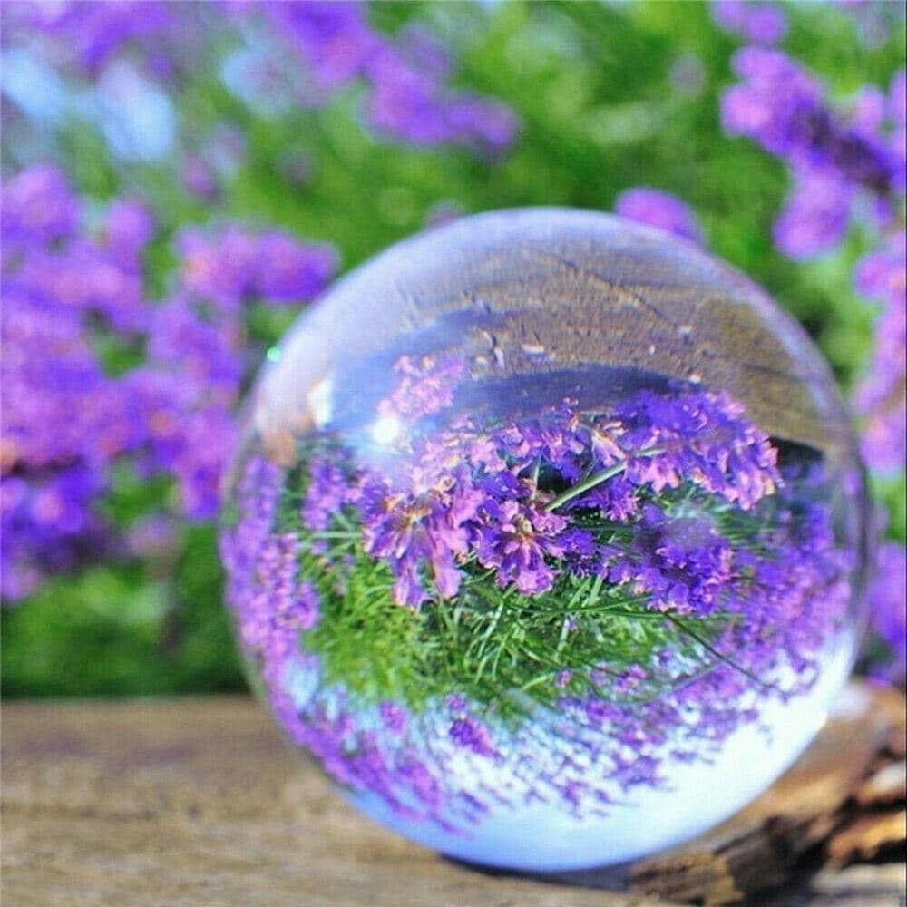 60mm Photography Crystal Ball Sphere Decoration Lens Photo Prop Lensball Clear 3