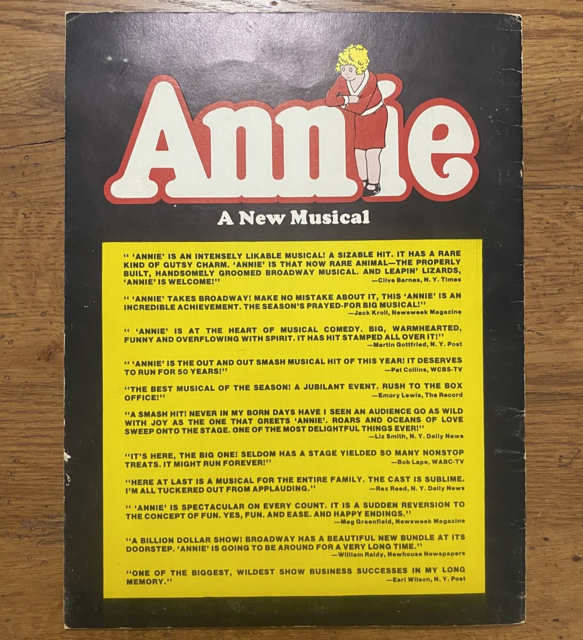 Annie - October 10, 1979 - Shubert Theater - Official Program - AUTHENTIC 3