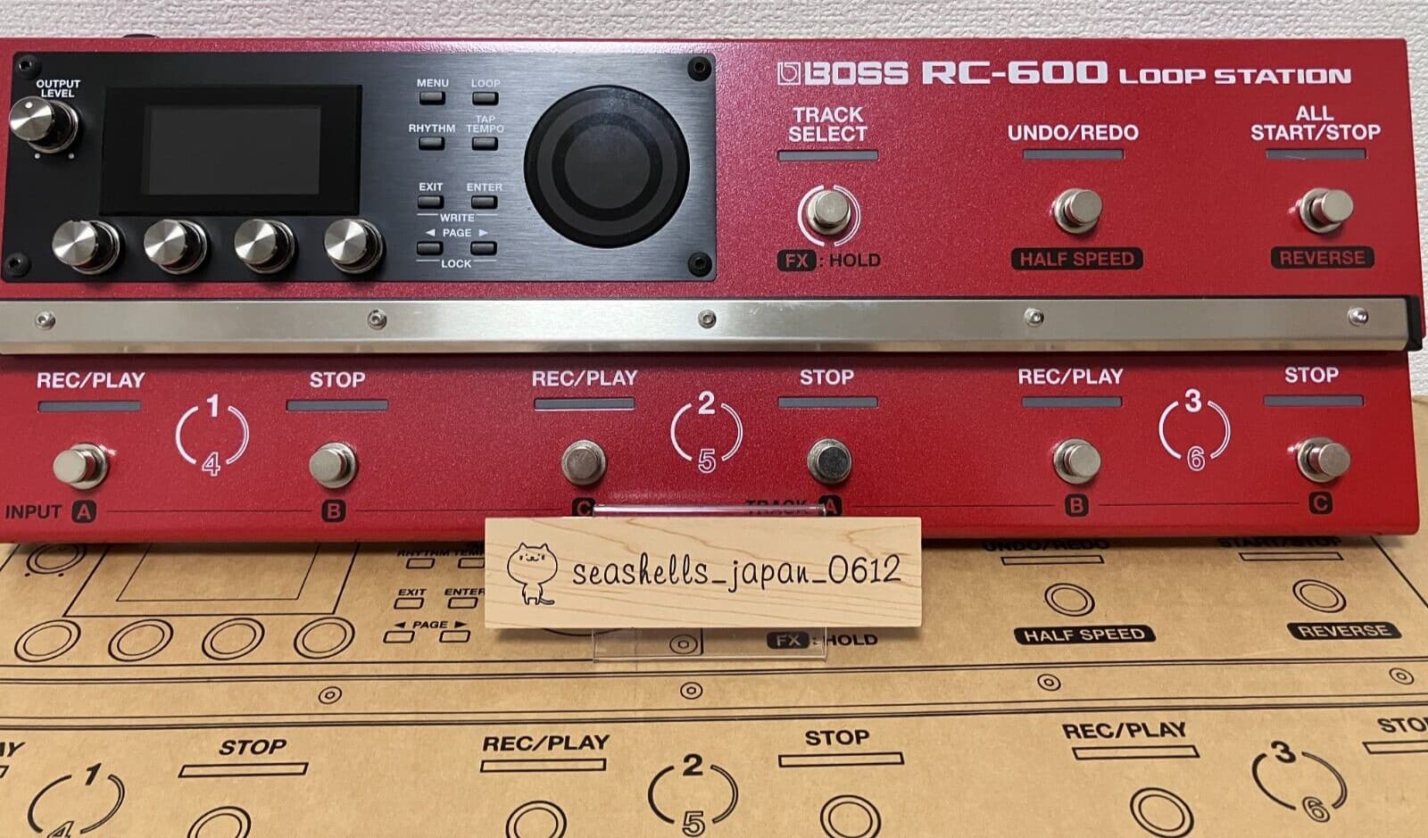 BOSS RC-600 Loop Station Looper Sequencer Electric Guitar Effect Pedal F/Japan