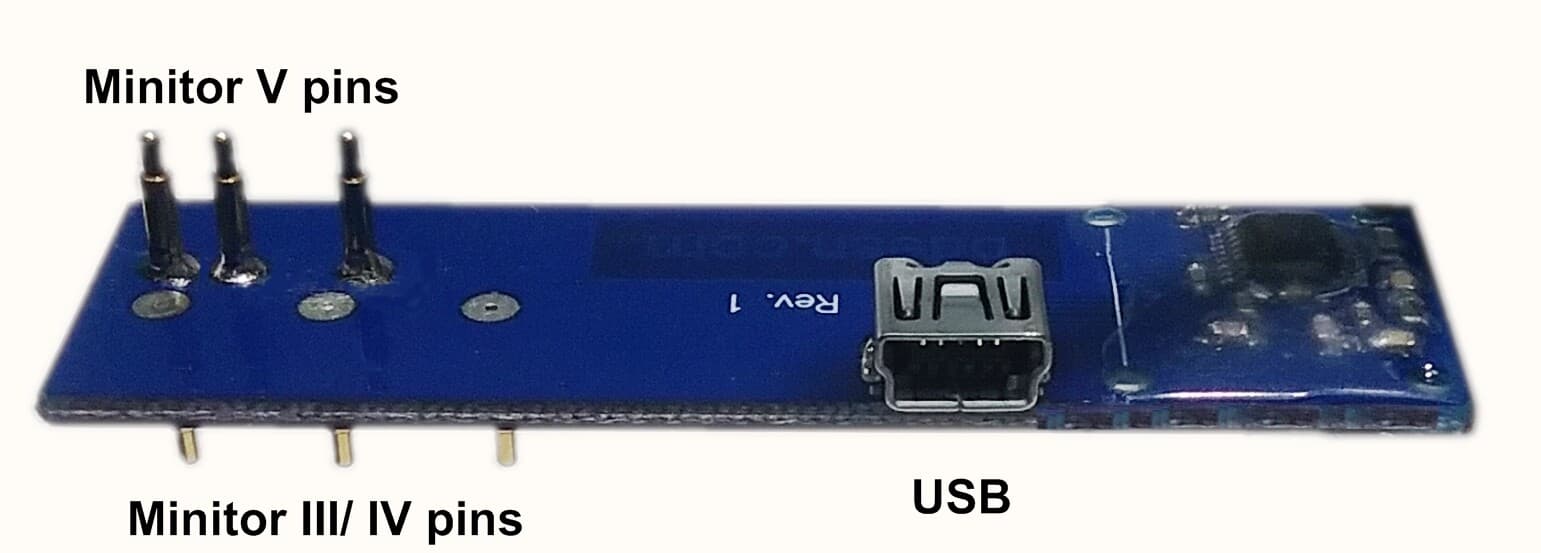 Pocket Minitor III and IV and V (5) Programmer with USB interface and cable