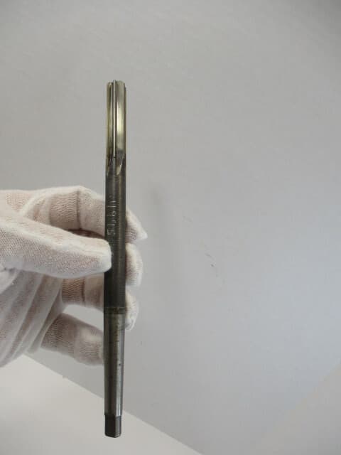 1/2" Machinist REAMER .4995" x 8" Long # 1 Morse Taper Shank 1/2" Undersized VG 2