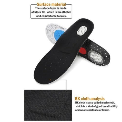 Orthotic Shoe Insoles Inserts Flat Feet High Arch Support for Plantar Fasciitis 4