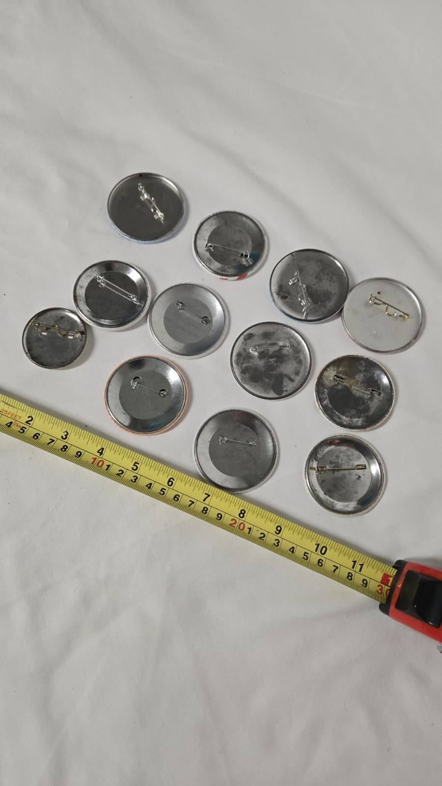 Lot 12 Vintage Pinback Buttons Wisconsin Catfish Sock Hop Perot President More 2