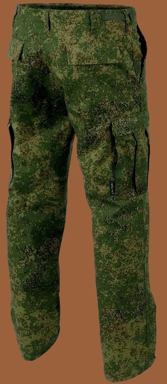 RUSSIAN DIGITAL CAMOUFLAGE PANTS MILITARY BDU CARGO 6 POCKET FATIGUE TROUSERS 2