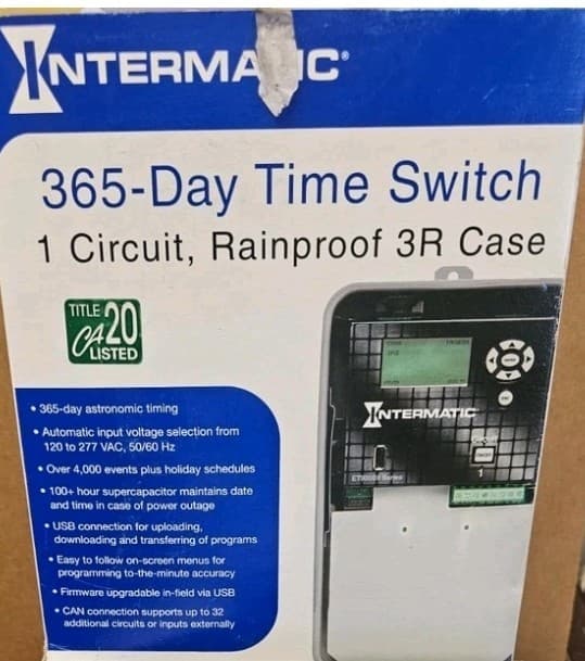 INTERMATIC ET90115CR 365-Day Time Switch - NEW