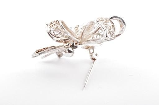 Silver Brooch Pin 800er 6