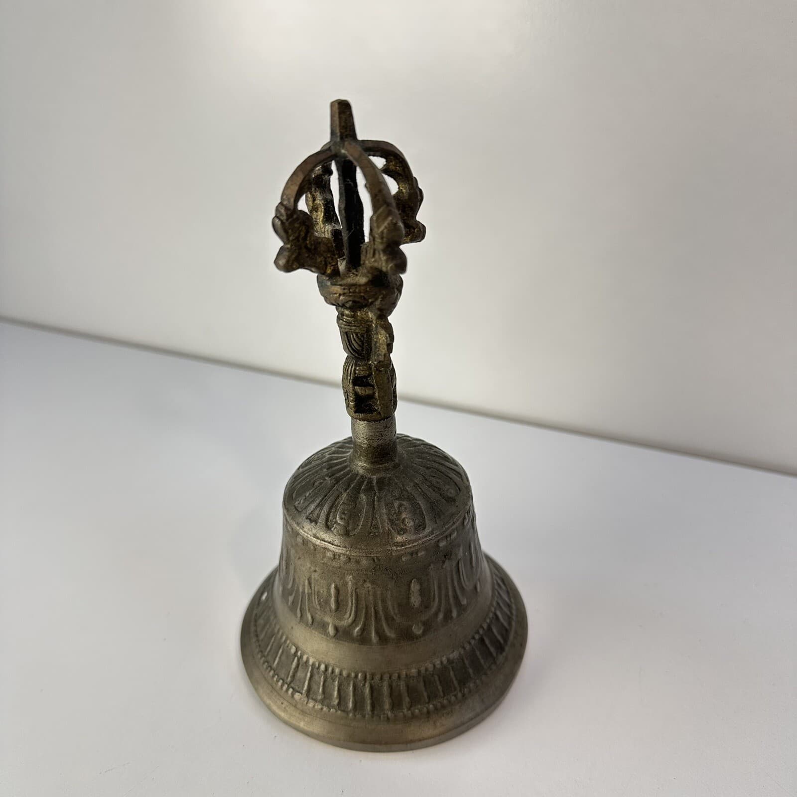 Tibetan Temple Metal Meditation Bell (Bronze?) Vintage Chimes Ritual Exorcism 4