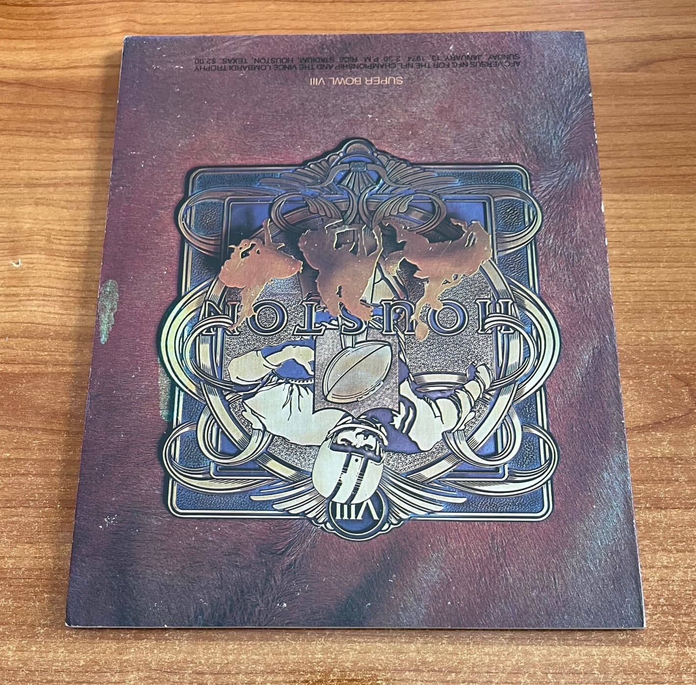 vintage 1973-1974 NFL SUPER BOWL VIII PROGRAM MINNESOTA VIKINGS v MIAMI DOLPHINS 4