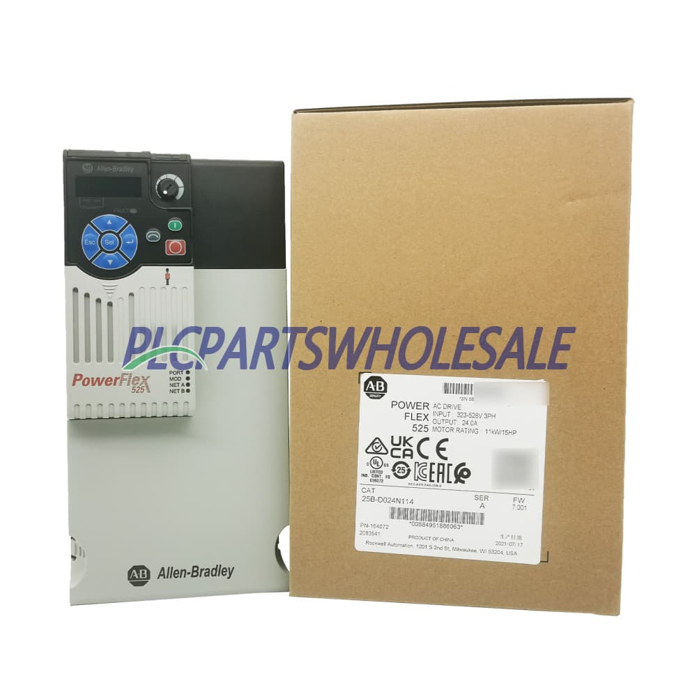 Allen-Bradley 25B-D024N114 PowerFlex 525 11kW (15Hp) AC Drive Variable Frequency 4