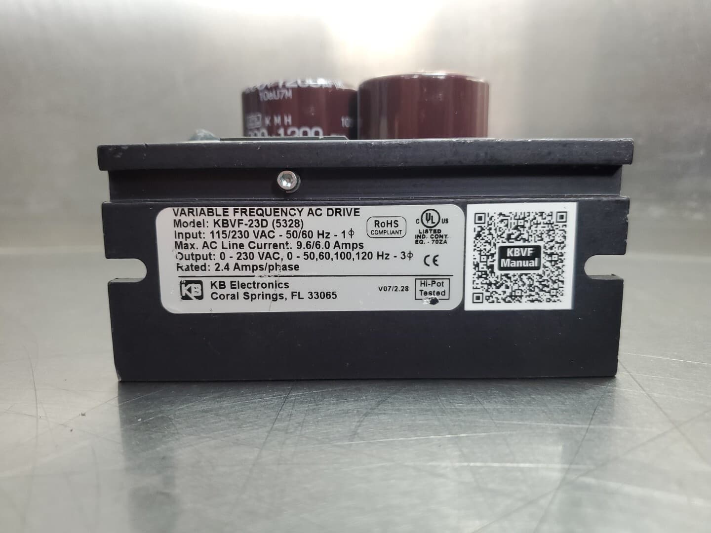 KB Electronics KBVF-23D AC Motor Speed Controller.                            1E 3