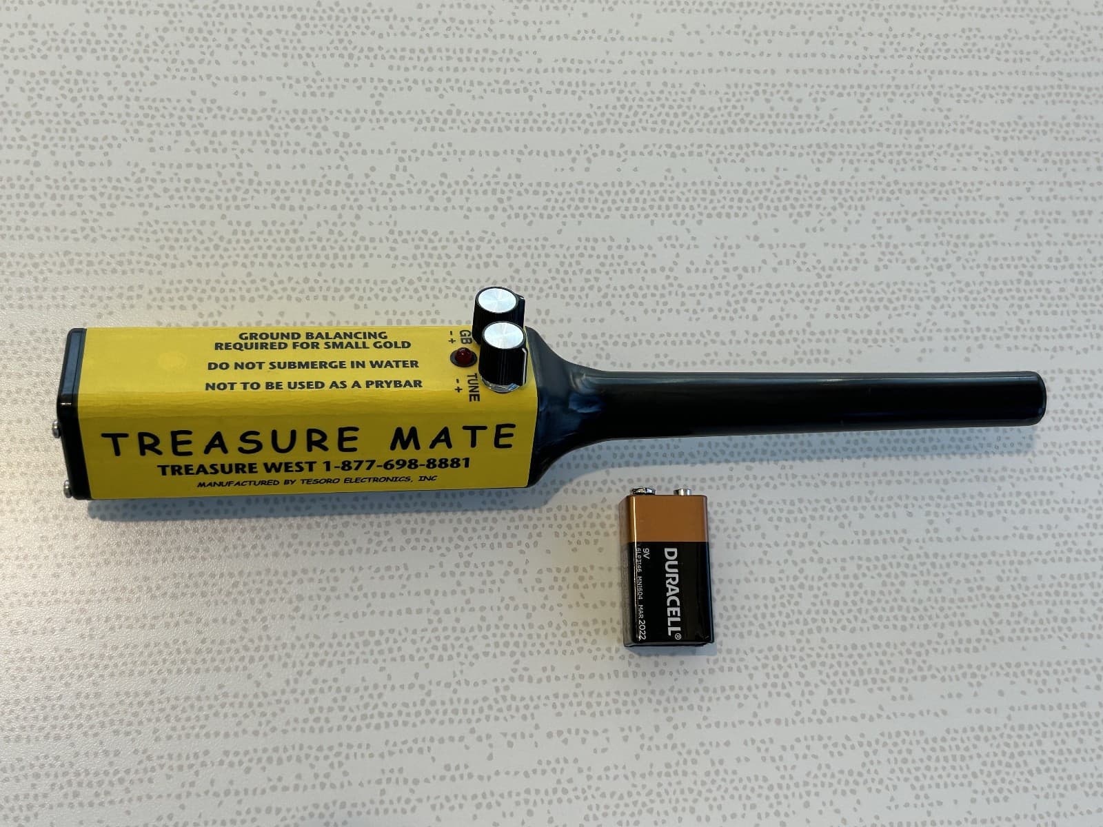 Tesoro TREASURE MATE Pin-Pointer for Tesoro Metal Detector - Garrett - Fisher + 5