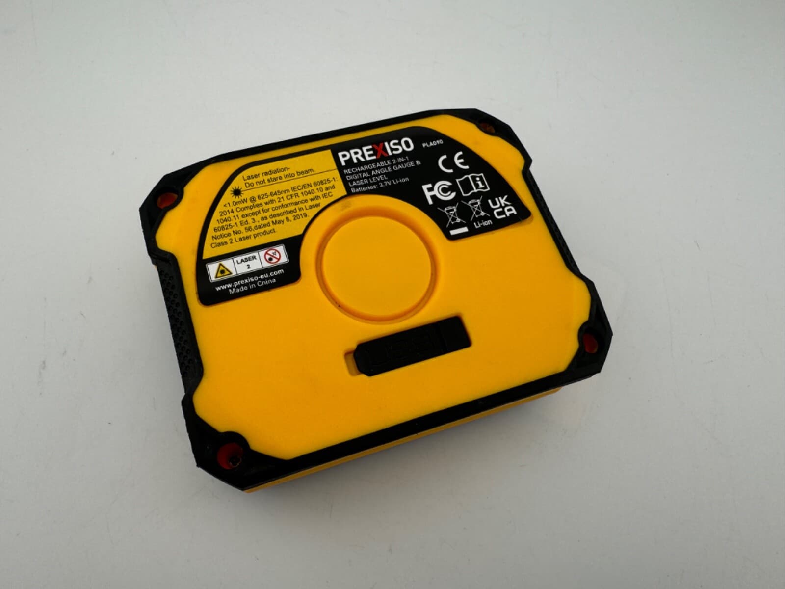 PREXISO (PLAG90) RECHARGEABLE 2-IN-1 MAGNETIC DIGITAL ANGLE GAUGE & LASER LEVEL 6