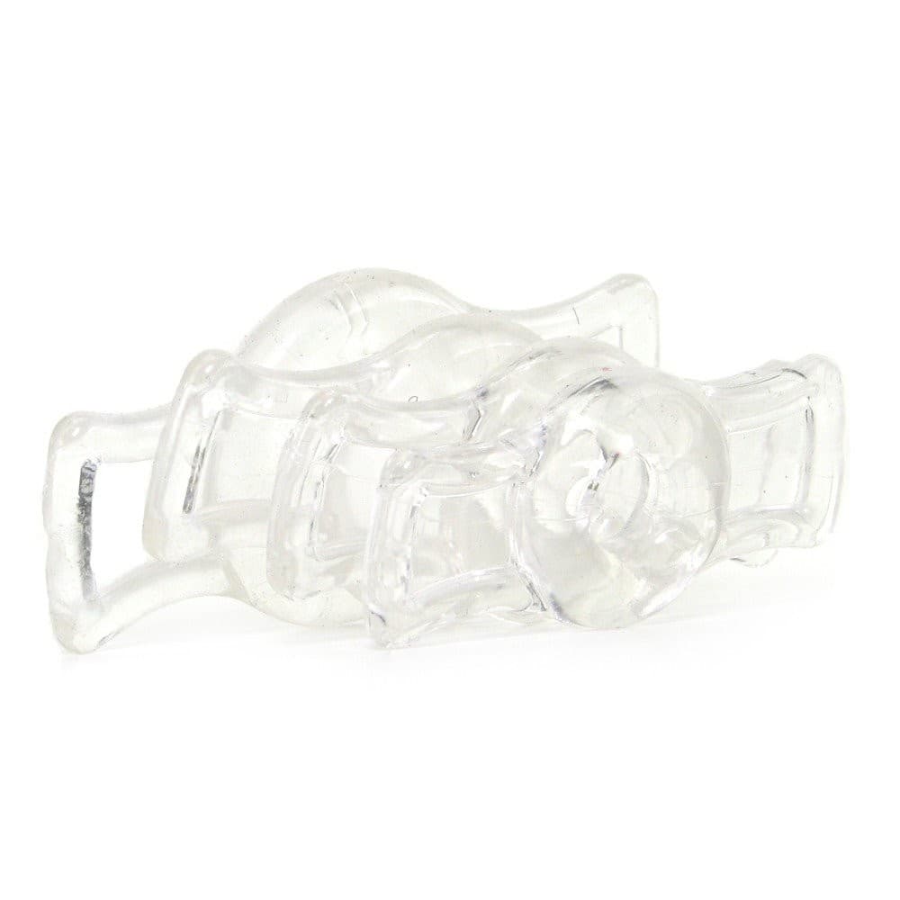 Clear Cock Ring Set 4 Male Penis Erection Enhancer Prolong Delay 5