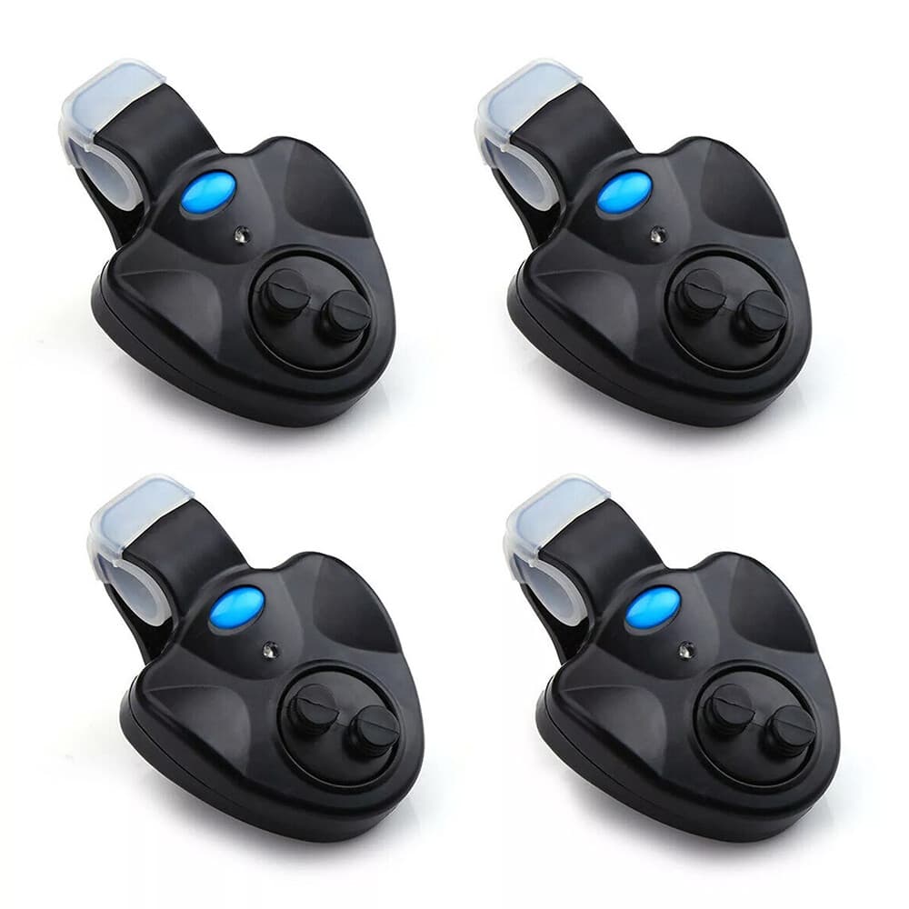 4PCS Fishing Bite Alarm,Electronic LED Clip On Fish Rod Fishing Bite Sound Alarm 2