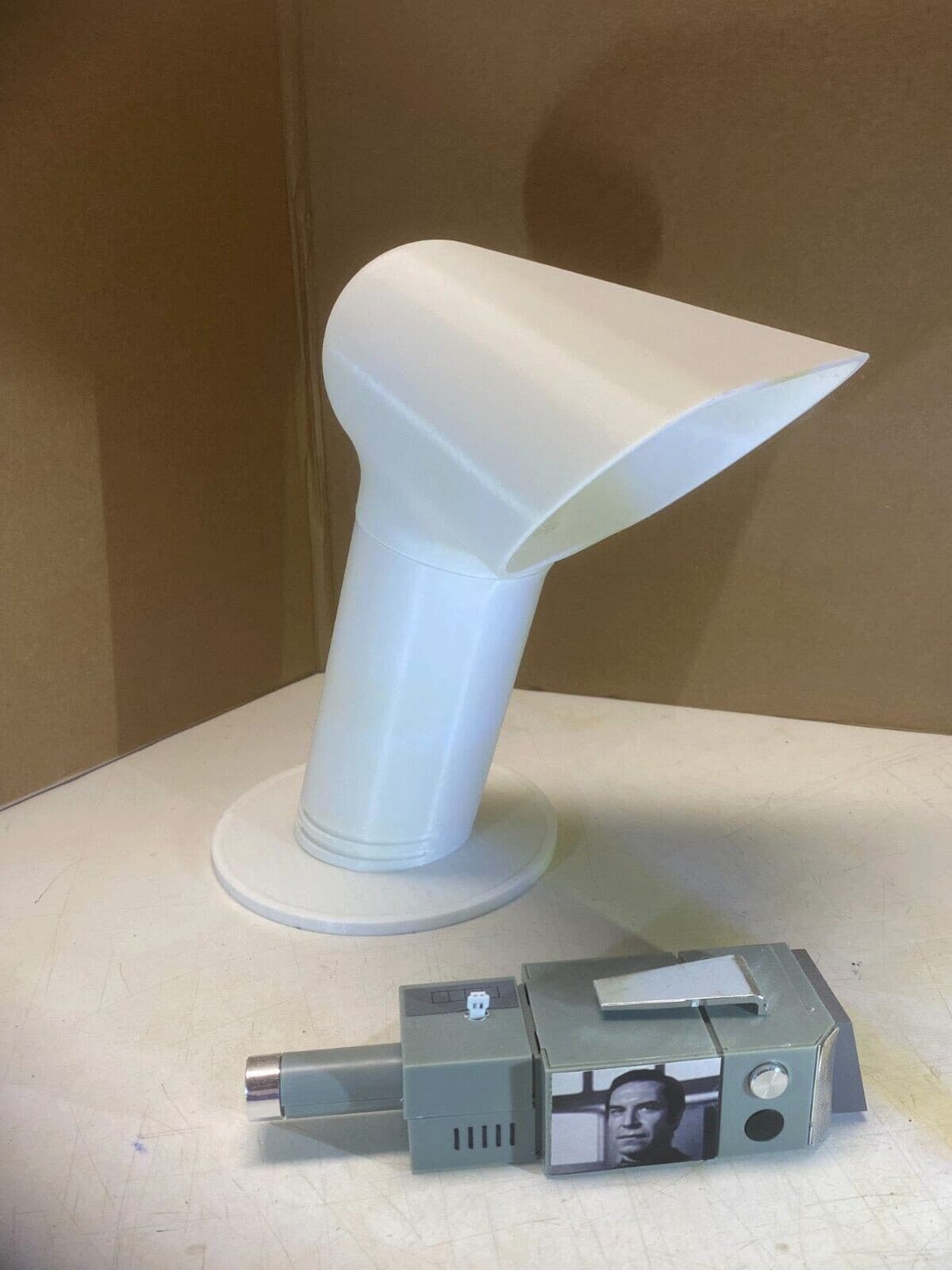 SpAcE 1999 3d printed  mid century desk computer lamp prop  Star Trek space age