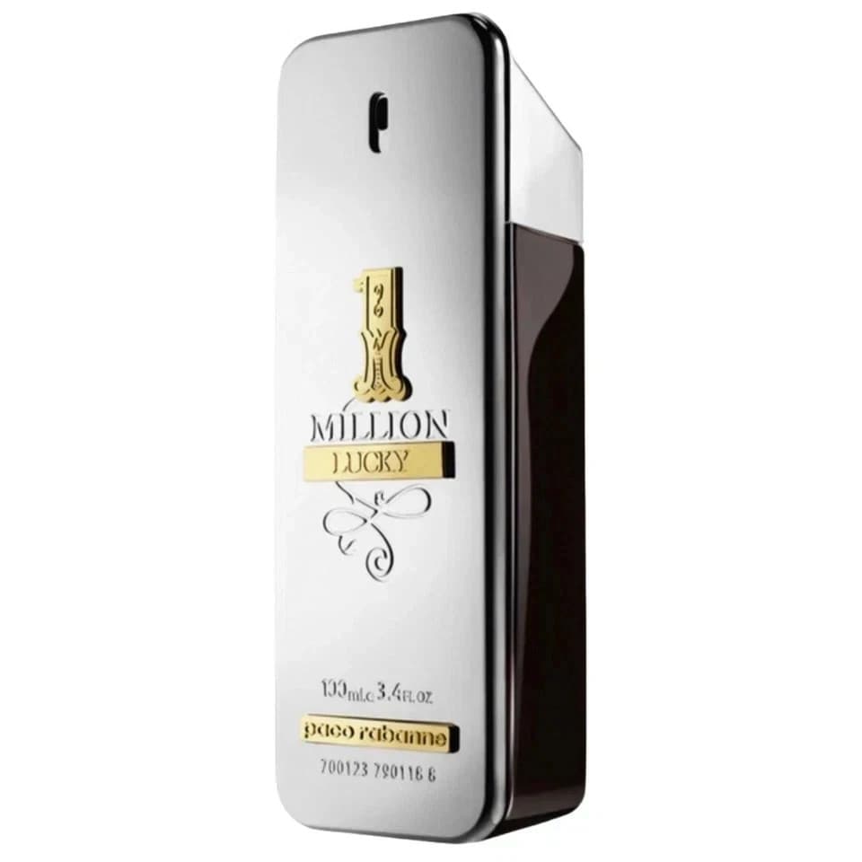 NEW IN BOX 1 Million Lucky Eau De Toilette EDT For Men 3.4 Oz /100 ml 2