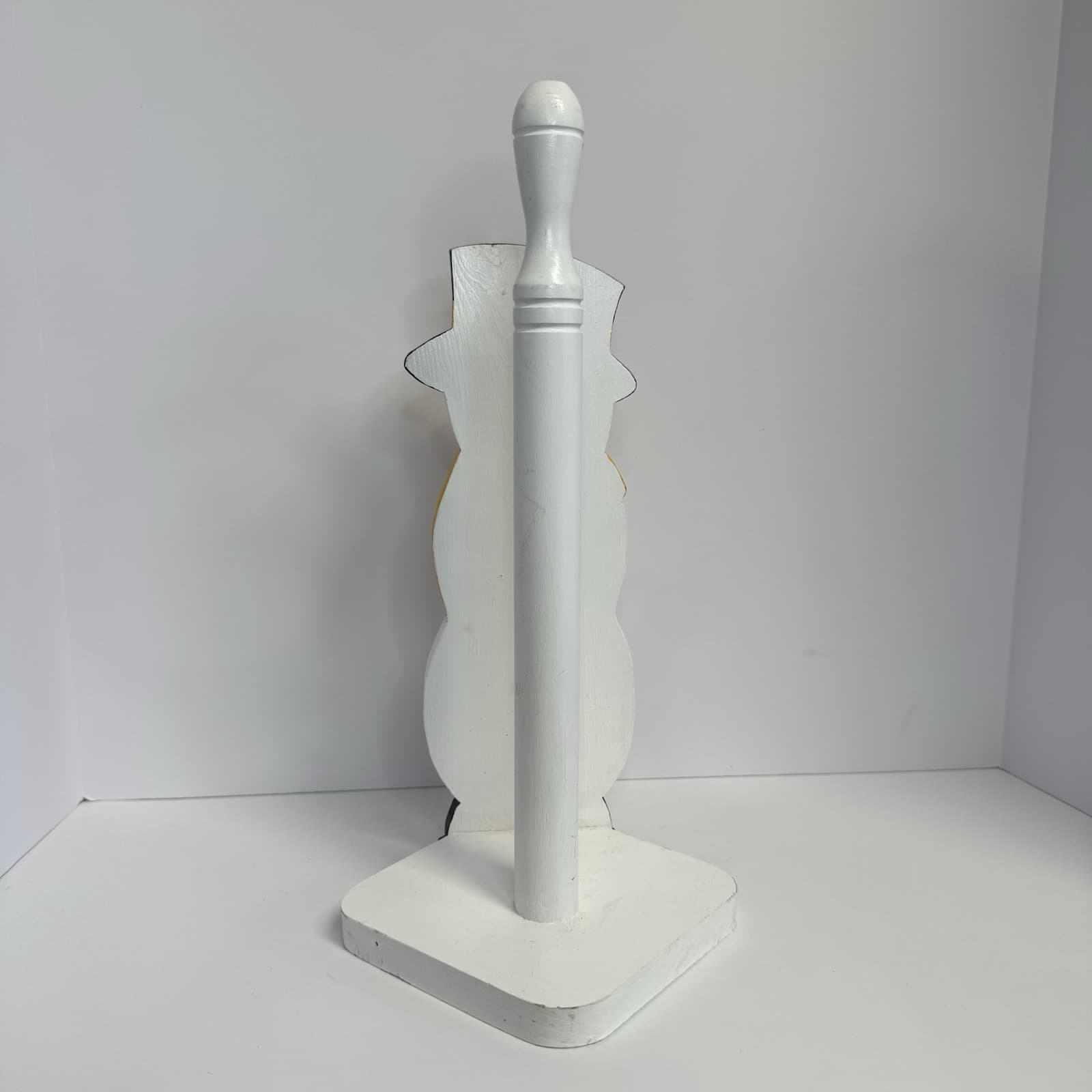 Snowman Paper Towel Holder Wooden Christmas Decor 5