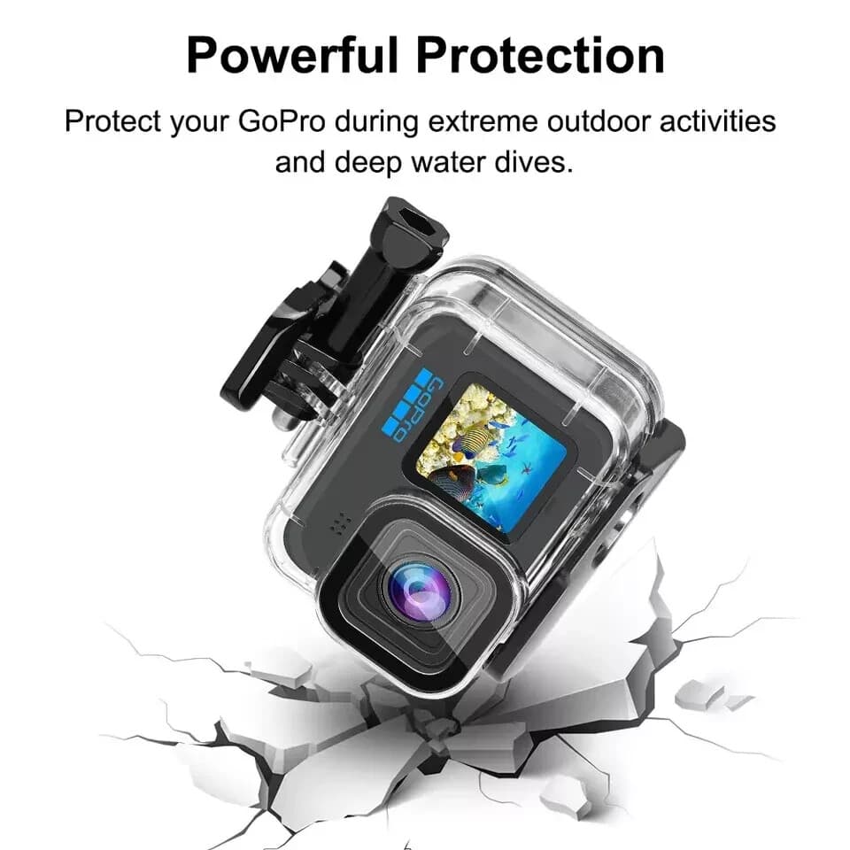 Waterproof Case For Gopro 13, 12 ,11 ,10, 9 Hero Black Diving Housing Protective 4