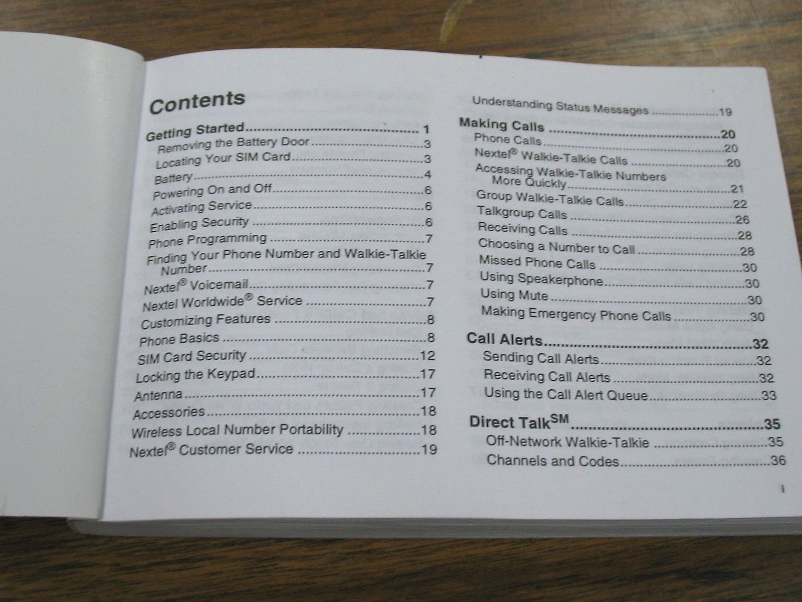 MOTOROLA Nextel i670 Mobile Cell Wireless Flip Phone User Manual Guide Book 3