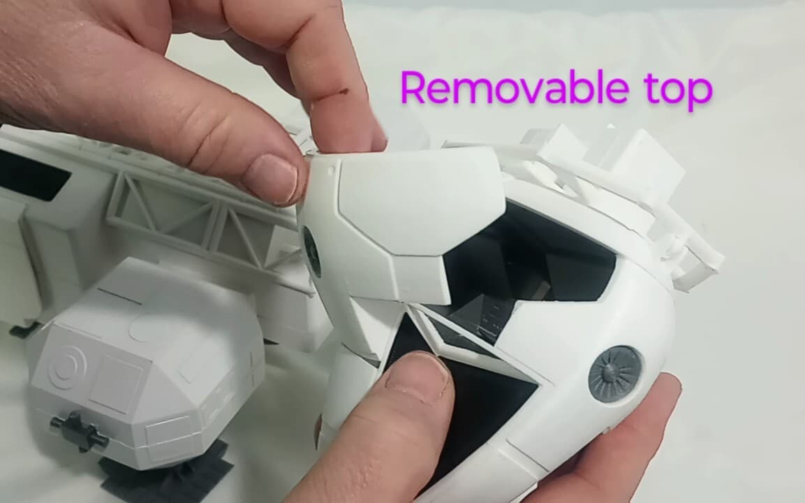 Command Module Reproduction For Mattel Space 1999 Eagle figure playset diorama  5