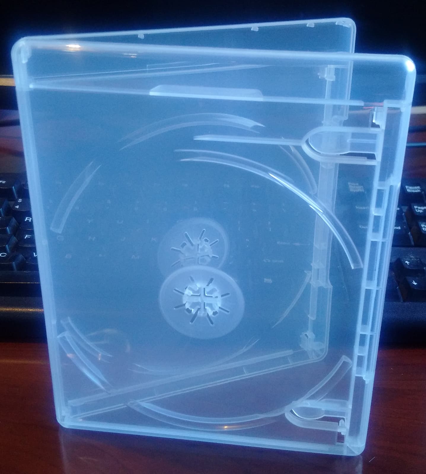 [NO LOGO] 28 CLEAR 12.5 mm VIVA ELITE Blu-Ray Case Double 2 Discs Storage Holder 2