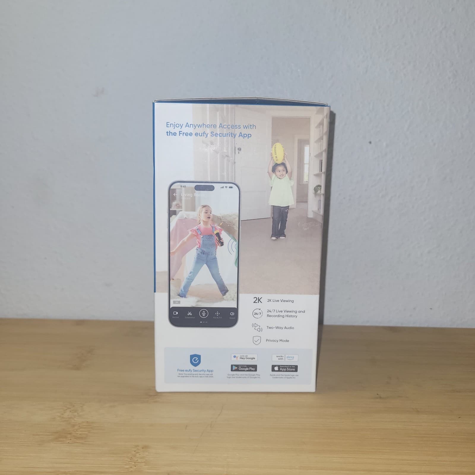 eufy Security Indoor Cam C220 (T8W11121-4) Wired 2K 360 Surveillance Camera NEW! 2