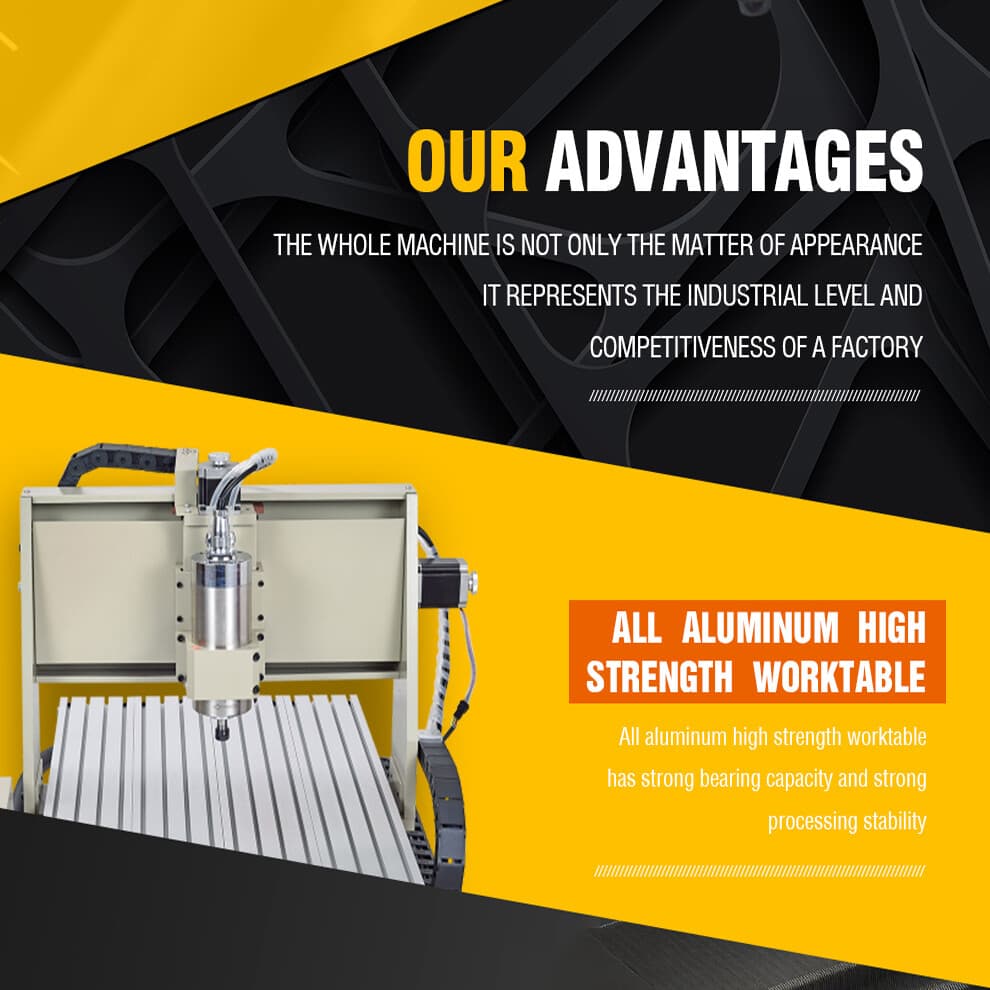 6040 4 Axis CNC Router Metal Engraving Machine Drilling Milling Machine 1.5KW 2