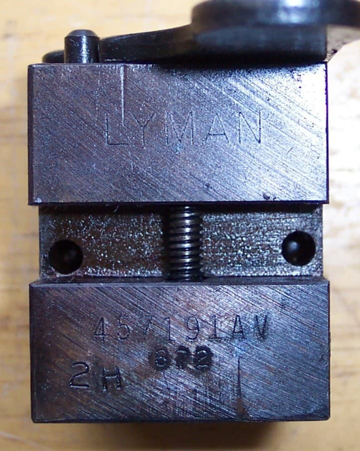 LYMAN/IDEAL 457191 .45 CAL 292 GRAIN MOLD 2