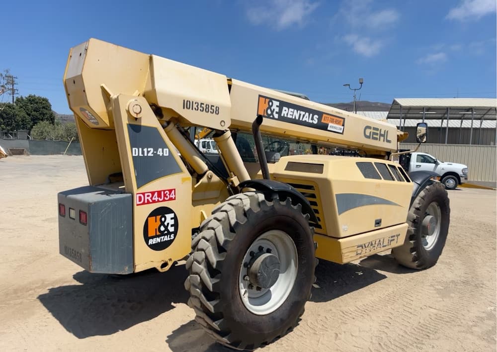 Gehl DL12-40 12,000 lb Telehandler – John Deere Diesel – Power Shift – 4x4 – 40' 4
