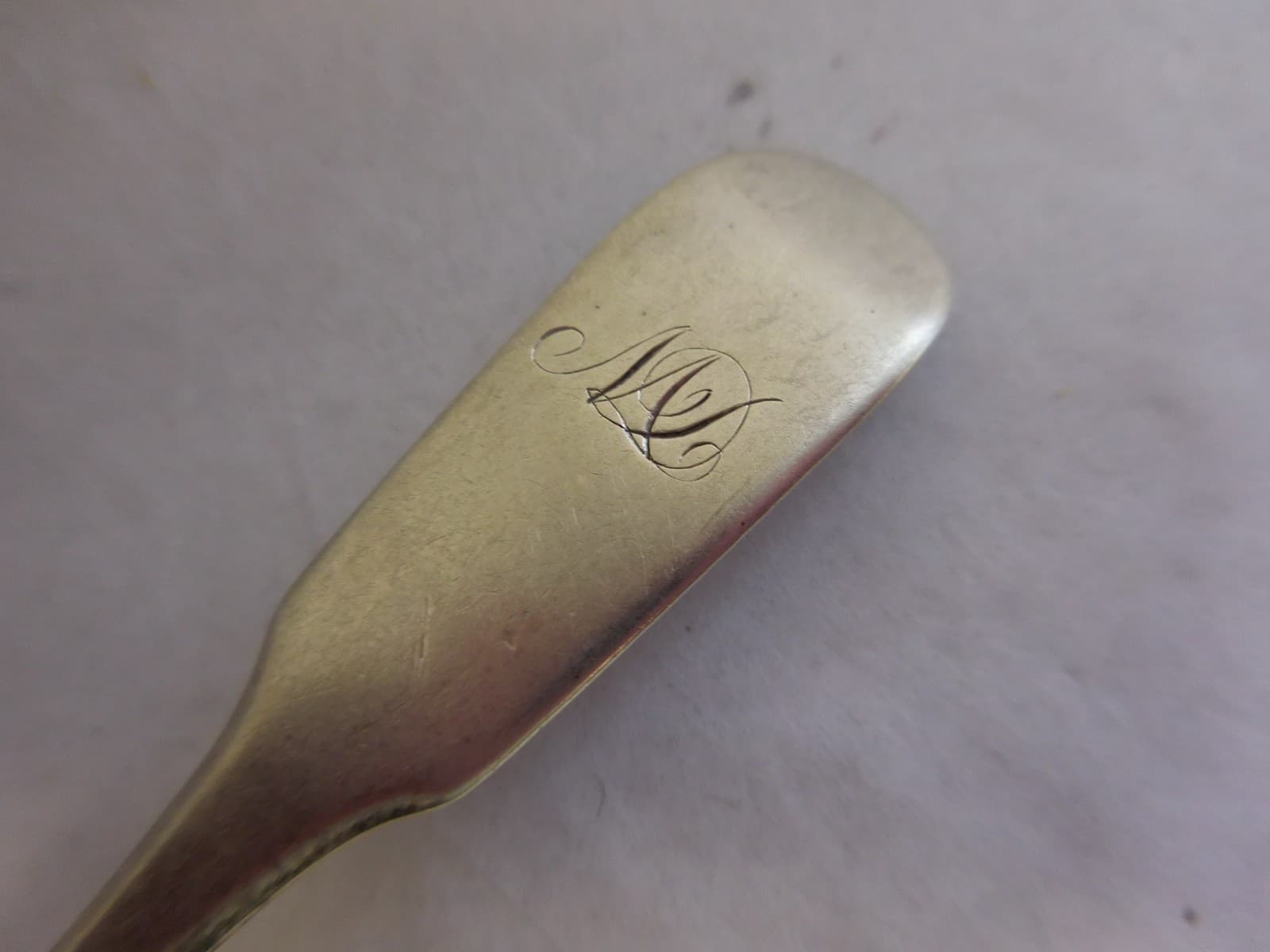 JAMES I LANGFORD HALIFAX NOVA SCOTIA CANADA COIN SILVER TEASPOON C 1830-40 4