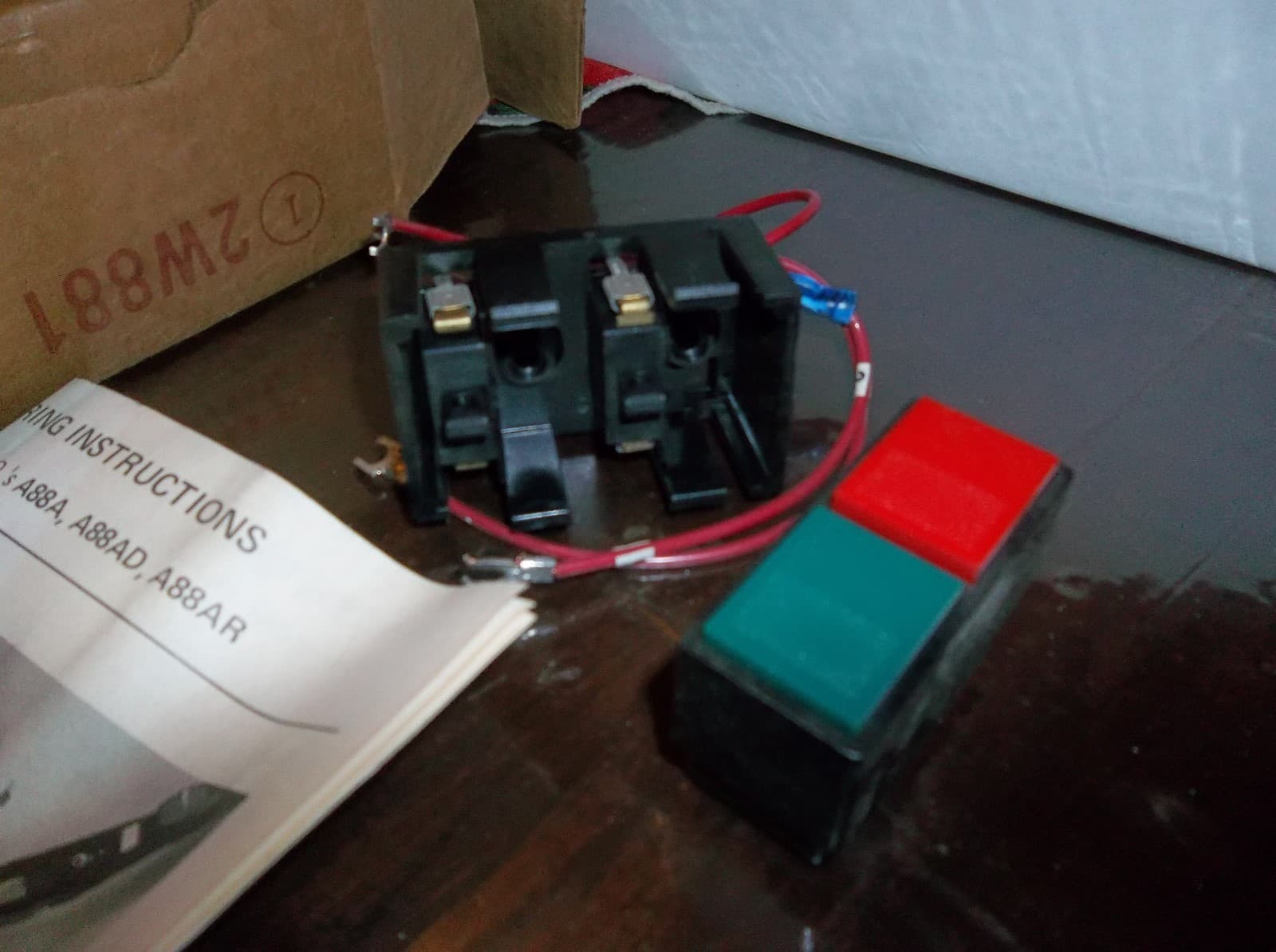 New A88A ITE Gould Unitized Start Stop Push Button Kit 3