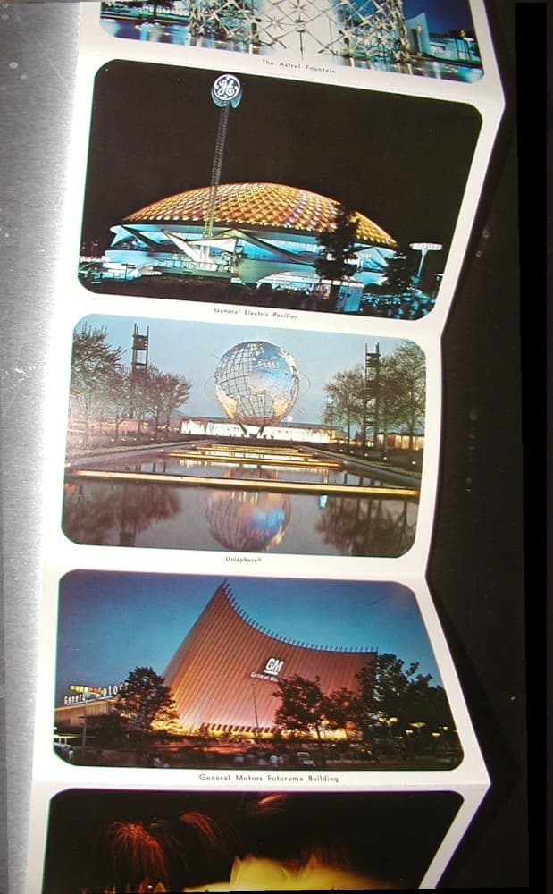 1964 New York  Worlds  Fair Flash  Cards 24 Card Set Mint & 14 Night Views  Mint 4