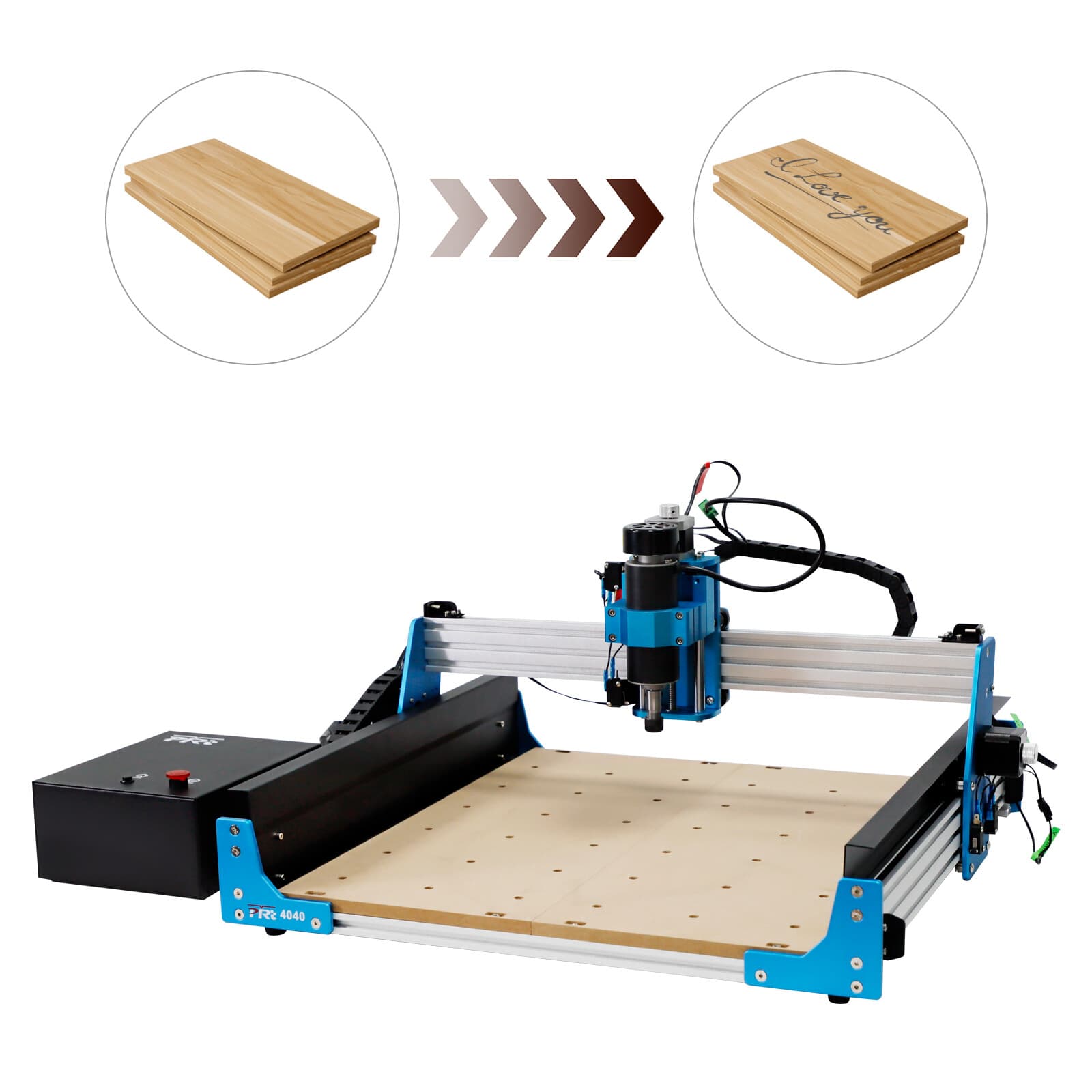 USB 3 Axis CNC 4040 Router Engraving Machine Engraver Milling Machine GRBL 500W 4