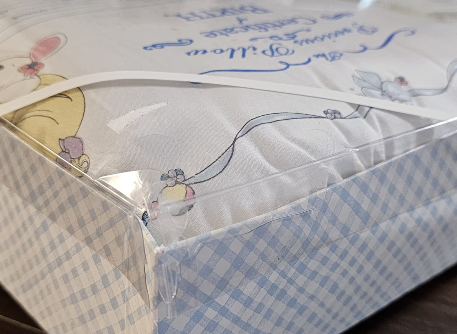 Rare 8-OZ Baby Bottle + Keepsake Birth Pillow + Shawl (Blanket) Precious Moments 3