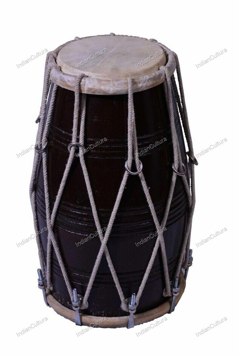 Professional Dholak With Rope For Orchestra With Case Cover 4
