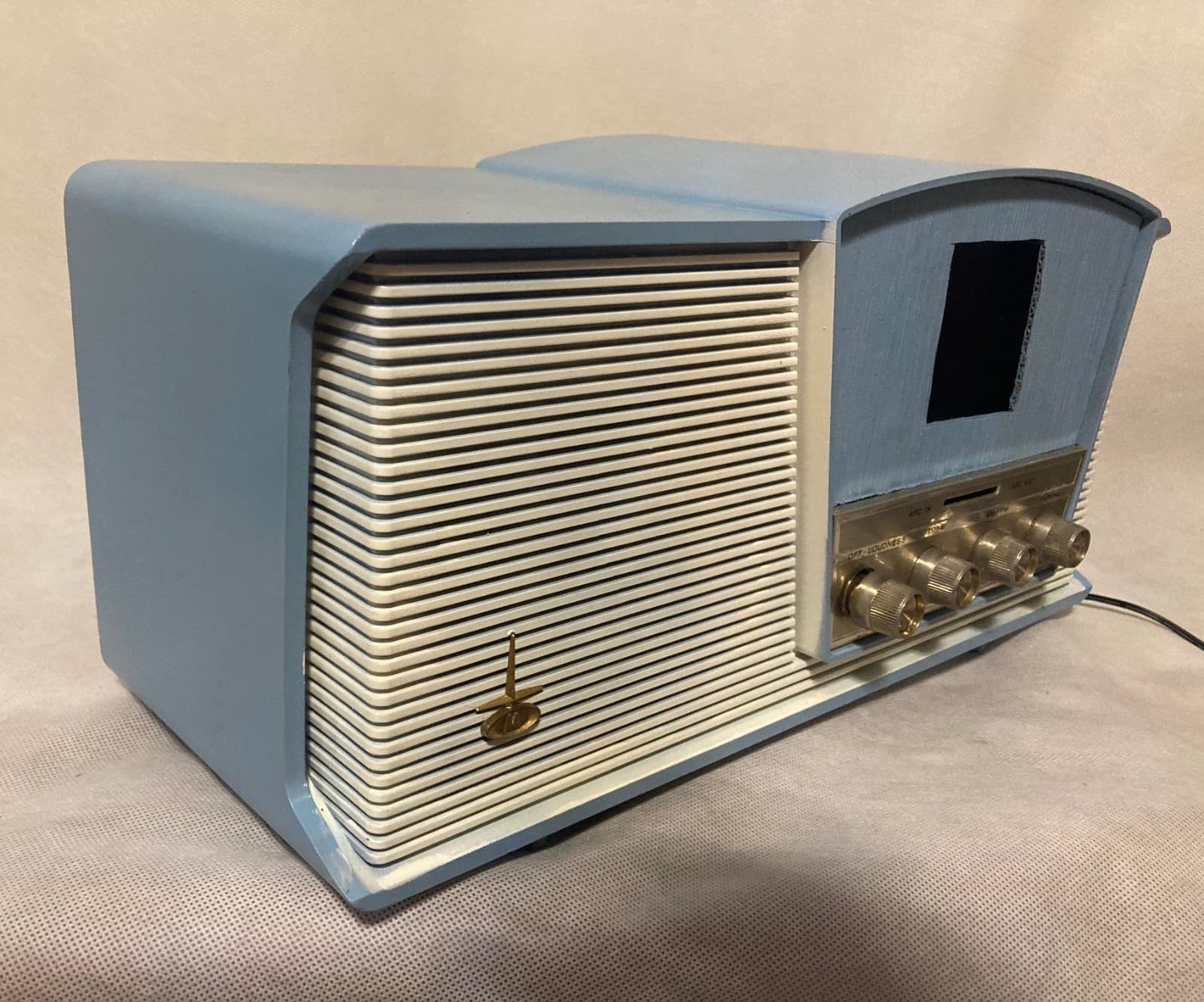 Space Age MCM 1960 Motorola Radio B6N Now Bluetooth with Lited Dial COOL 6