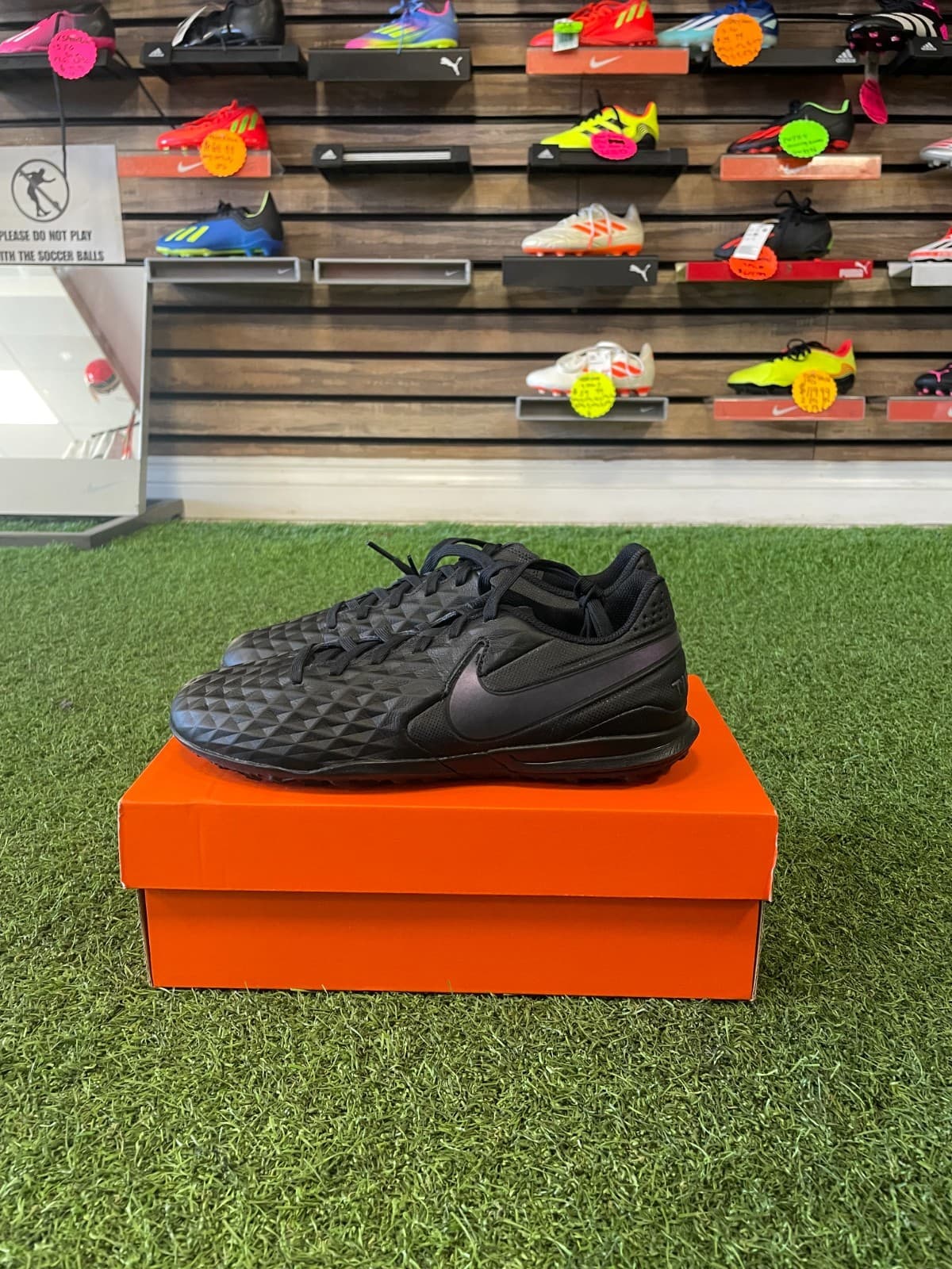 Nike Legend 8 Academy Turf Soccer Shoes US Size 6.5 - Black 2