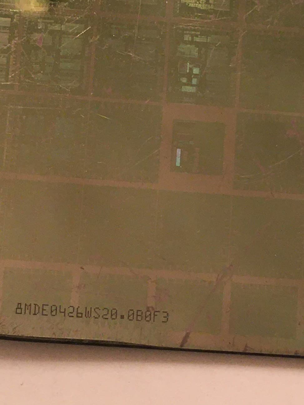 4" N3D AChip Silicon Wafer 1980s Extremely Rare Vintage CPU Chip 5