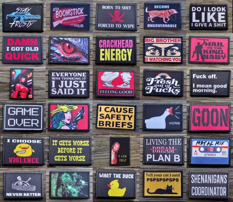 Im A Ray Of F@%king Sunshine Funny Tactical Army Hiking Hook & Loop Morale Patch 2