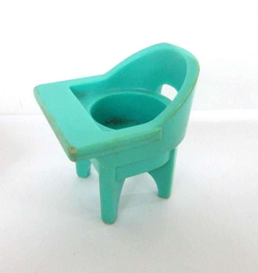 Vtg 1972 Fisher Price Little People Dollhouse Nursery Baby Furniture Set 5