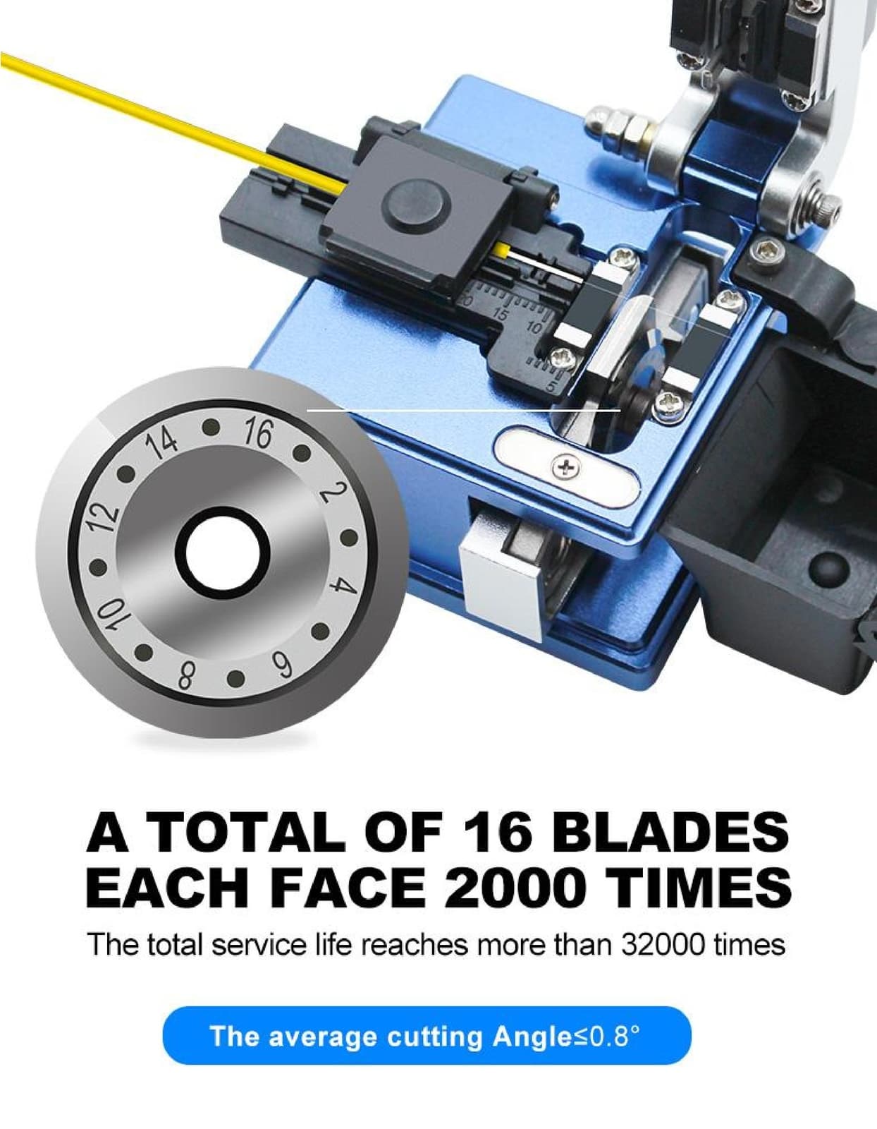 S07 Optical Fiber Cleaver High Precision Fiber Cutter Optical Fiber Cutting Tool 5