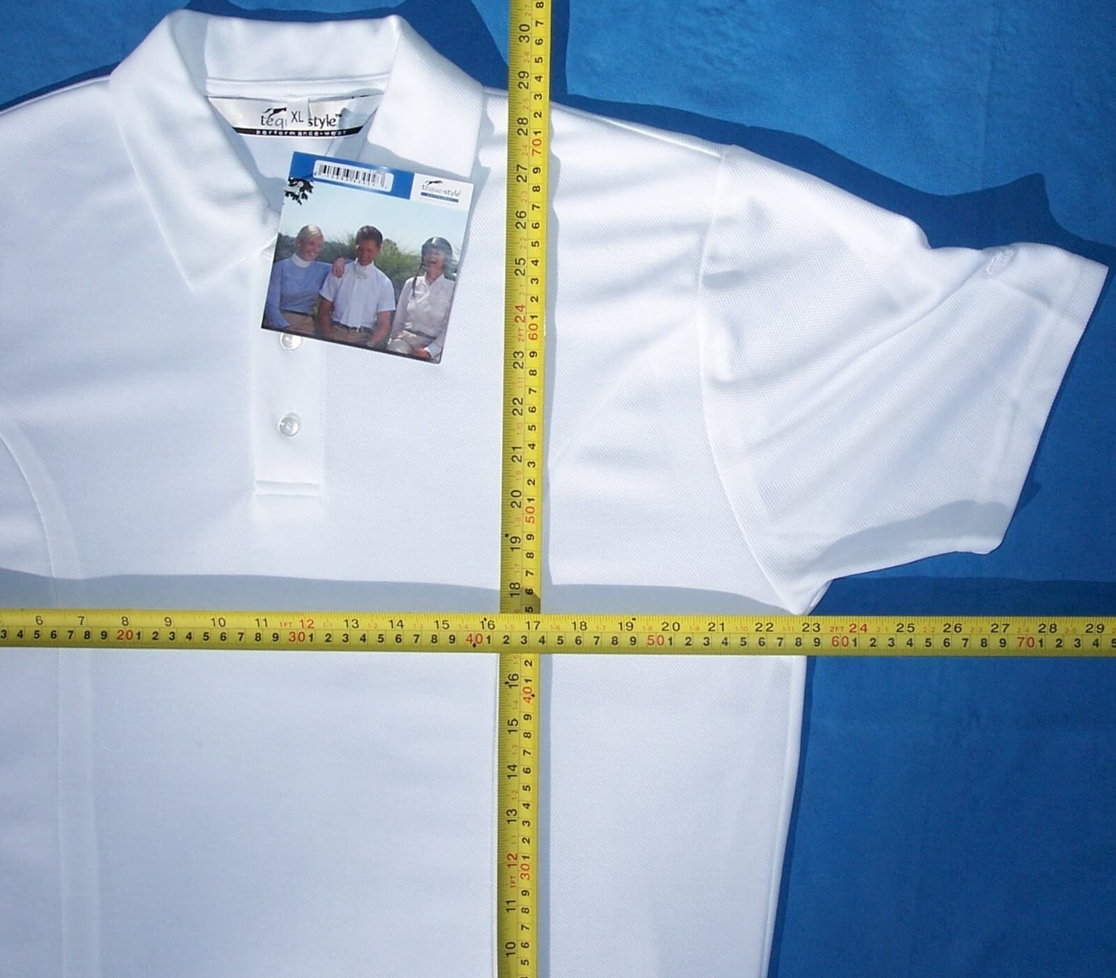 Teque-style Moisture Wicking Equine Golf Boat Sports Shirt XL Men Yardshirt #2 4