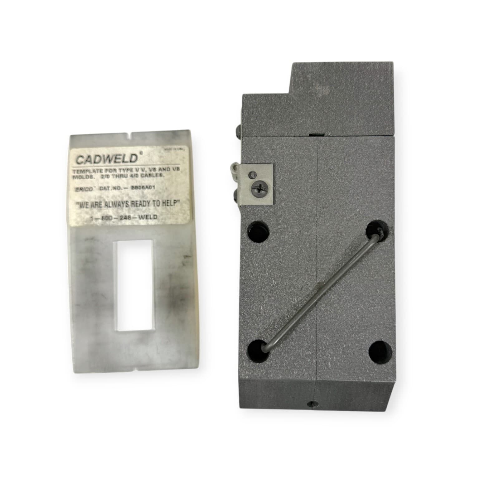 Erico Cadweld VSC1L Graphite Mold for Welding Cable to Steel VS #4 Concentric 4