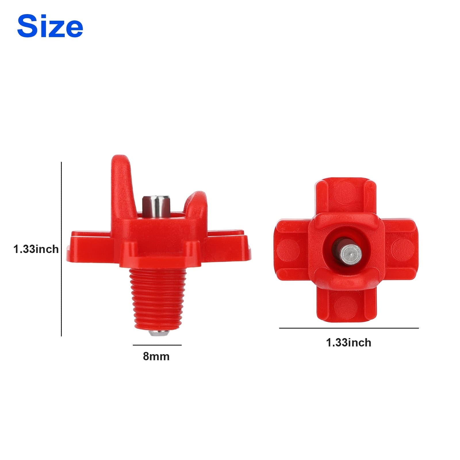 20pc Automatic Chicken Nipples Horizontal Side Mount Poultry Nipple Waterers 4