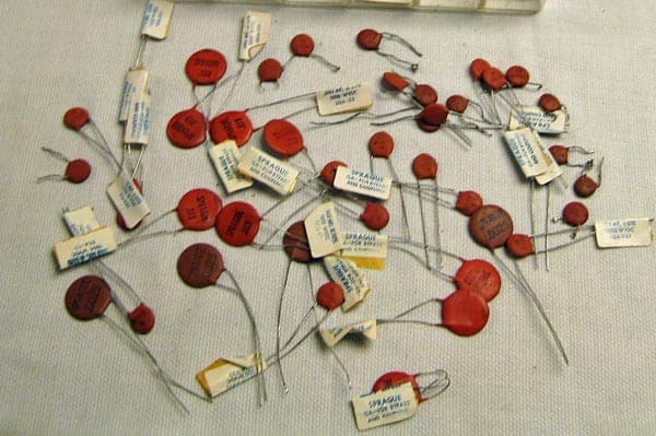 Sprague Capacitors VTG NOS/Reclaim 40Pc Lot Ceramic Disc 5GA-D33,D27,D25,D22,D20 6