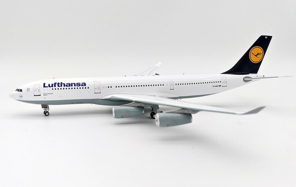 JFox JF-A340-2-003 Lufthansa Airbus A340-200 D-AIBD Diecast 1/200 Model Airplane 5