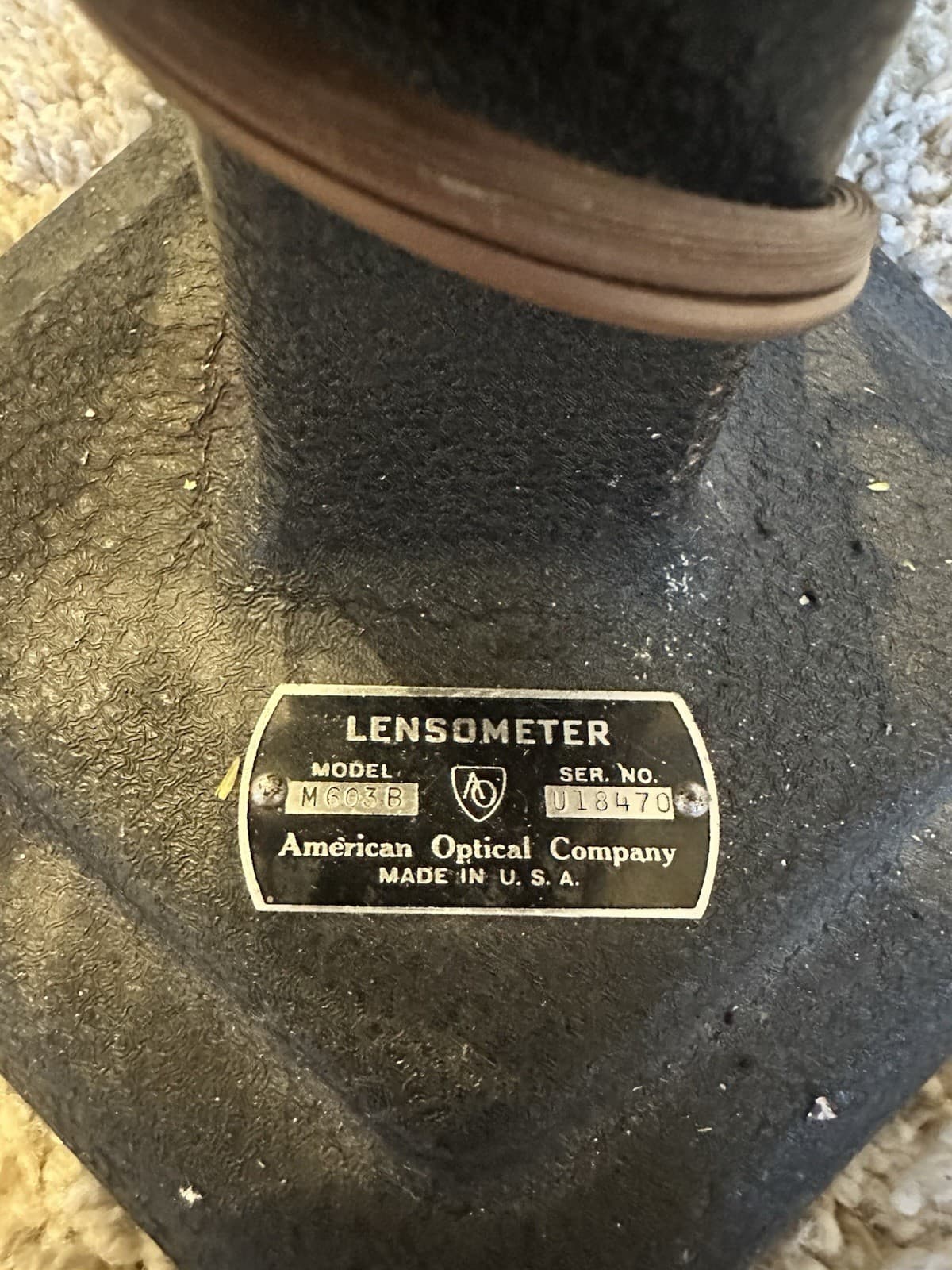 Vintage American Optical Lensmeter/Lensometer Model M603B Optometry - Optical #1 2