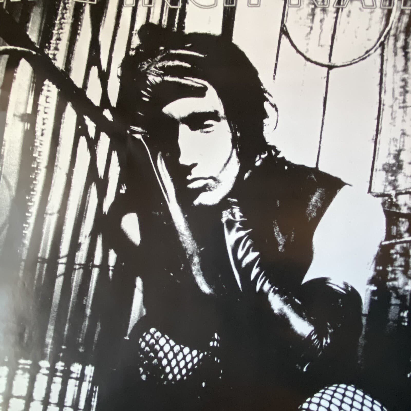 Vintage Nine Inch Nails Poster Trent Reznor Bars B&W 24x36 UK RARE OOP - Clean! 2