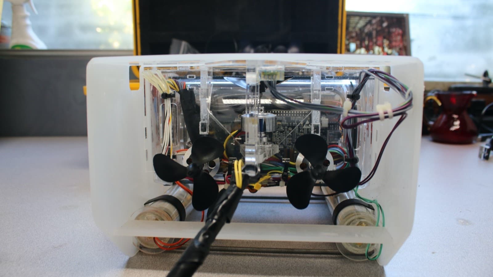 Open Rov Underwater Drone WITH CAMERA Pelican case 4